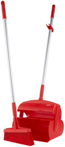 [VK-56654] DUSTPAN SET 370mm Closable RED