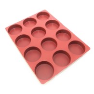 [MA-001377-S] SILIKONMATTE 40x30 RUND 12stk ø80mm 