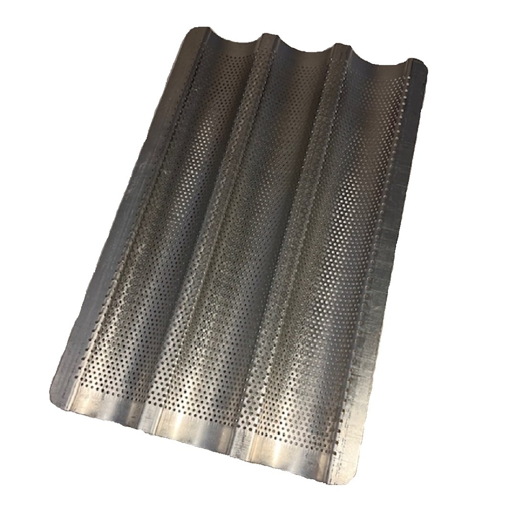 [BTRX-5085] FLUTED TRAY GN1/1 3 BAGUETTE