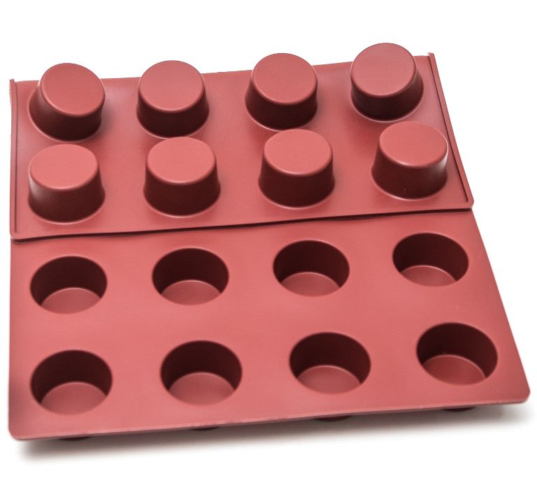 SILIKONMATTA 40x60 RUND 24st ø60mm 