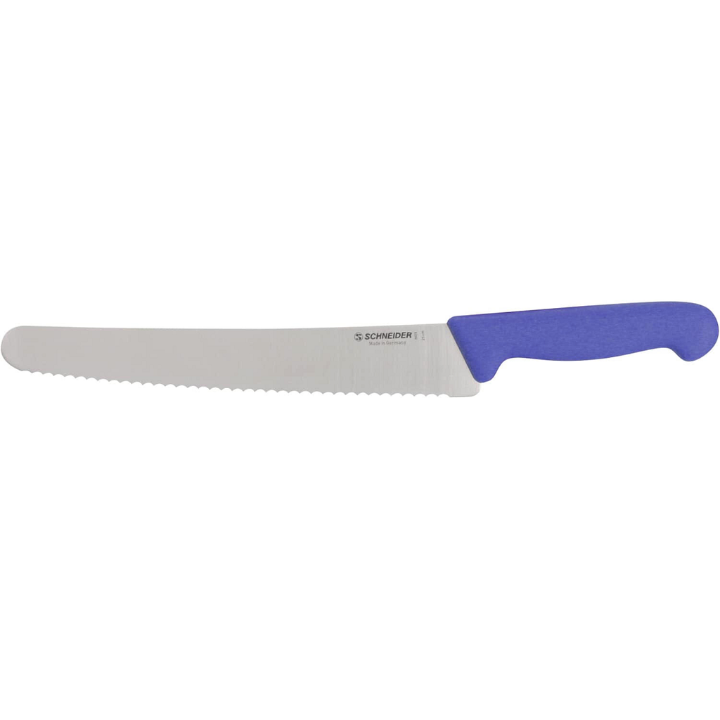 [SR-260702] BREAD KNIFE 250mm Serrated BLUE