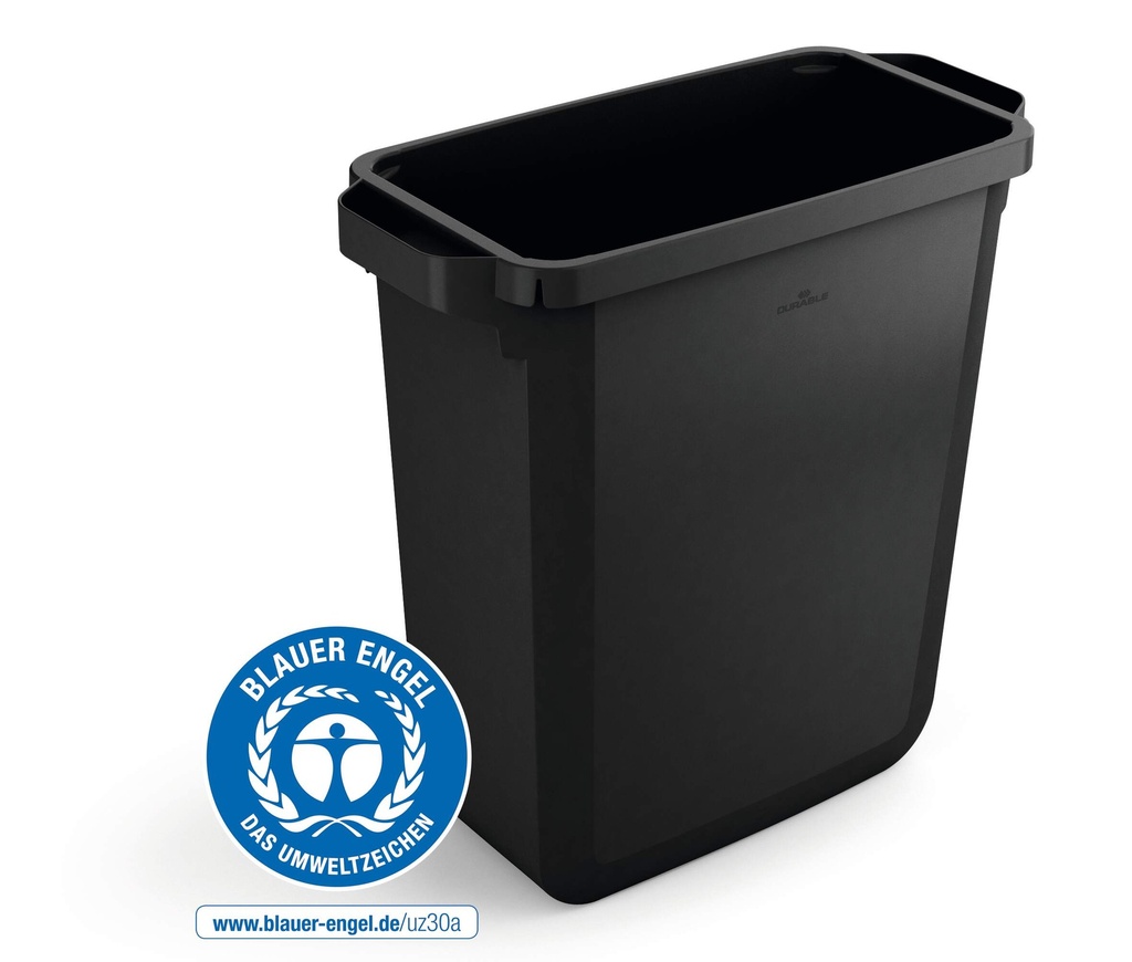 BIN 60L RECTANGULAR BLACK