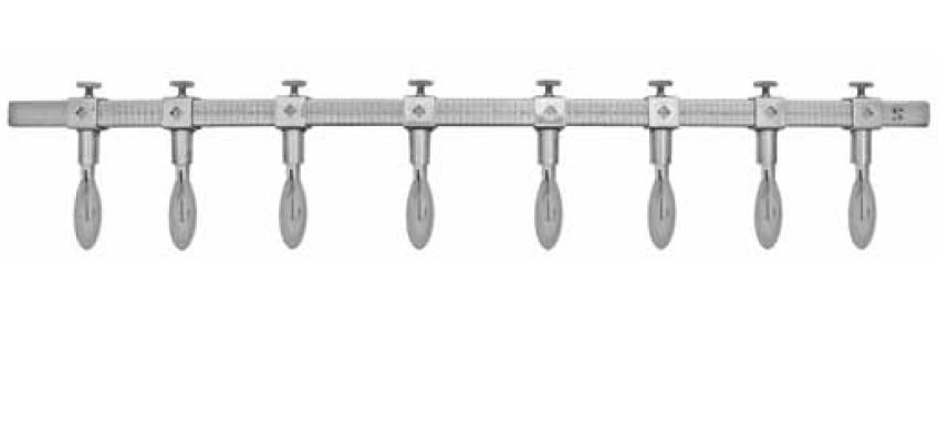 [SR-153450] PASTRY CUTTER ADJUSTABLE PLAIN ø55mm 8-row