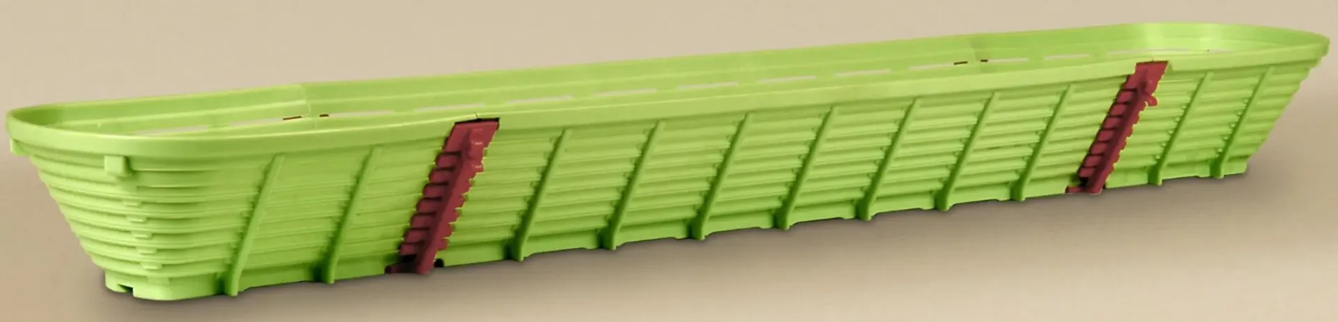[HB-AXK900150] PROOFING BASKET Plastic LONG 6L 