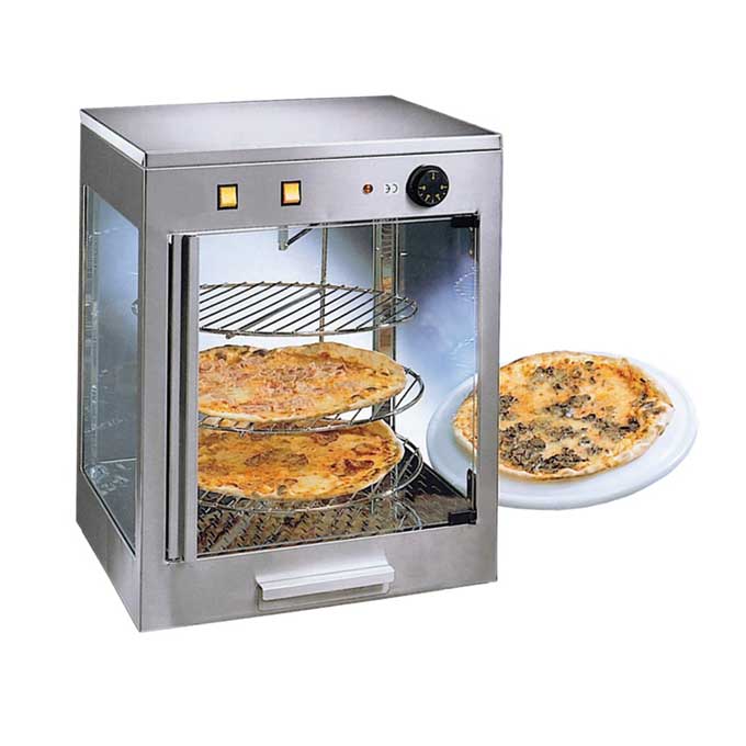 [EN-05-30185] VÄRMESKÅP PIZZA DISPLAY 465x430x600mm