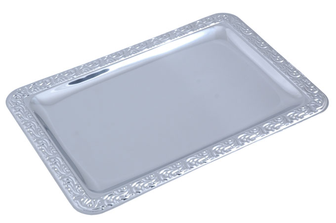 [LA-9153] UPPLÄGGNINGSFAT 350x240mm MÖNSTRAD KANT