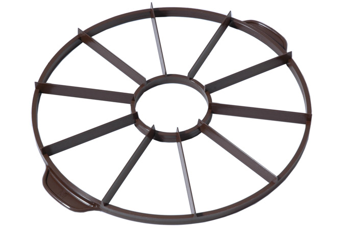 [LA-33550] KAKEDELER ø265mm 10-biter Plast 