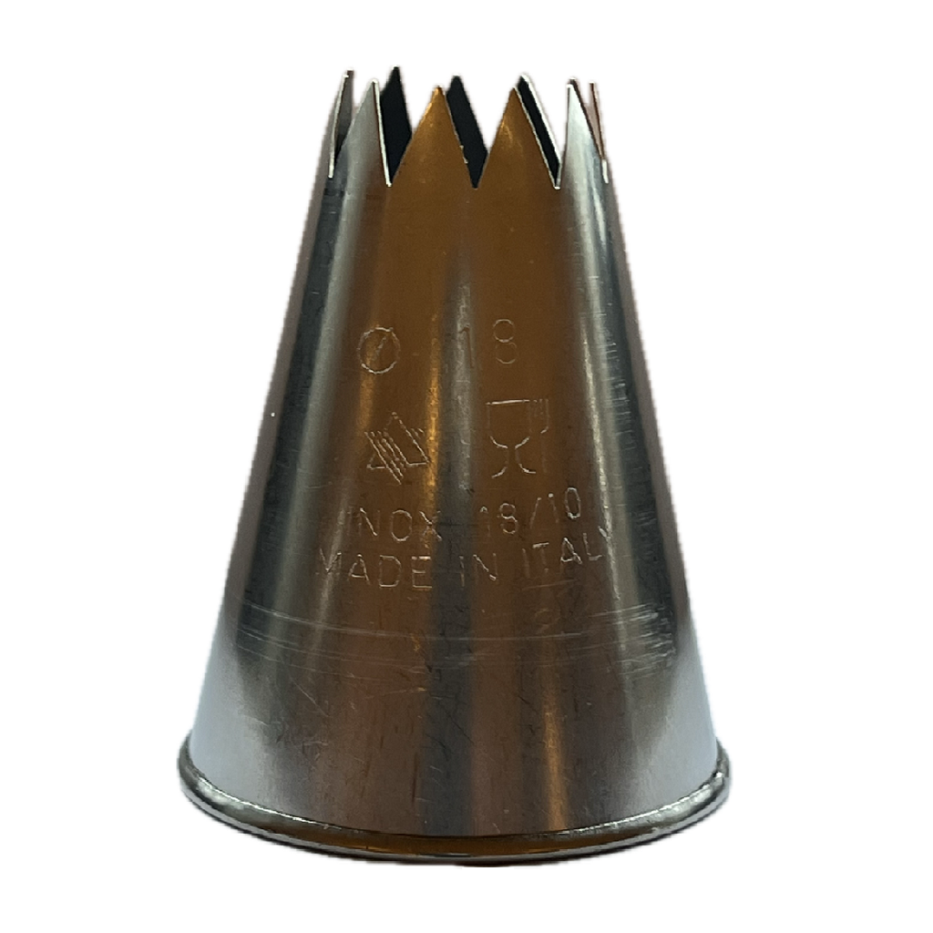 [PI-127-18] PIPING BAG NOZZLE STAR ø18mm
