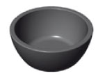 [PI-PIASTRA-2] STEKPLATTA Pavoni Cookmatic RUND 30st ø40x18mm