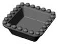 [PI-PIASTRA-G] STEKEPLATE Pavoni Cookmatic FIRKANTET 25stk 45x45x15mm