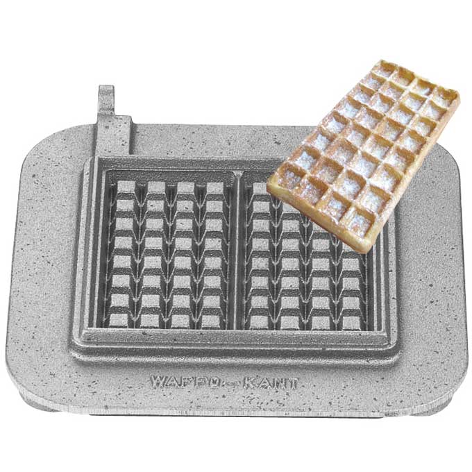 [EN-32-40725] BAKING PLATE BELGIAN WAFFLE 2 waffles 'BakingSystem' **OUTLET**