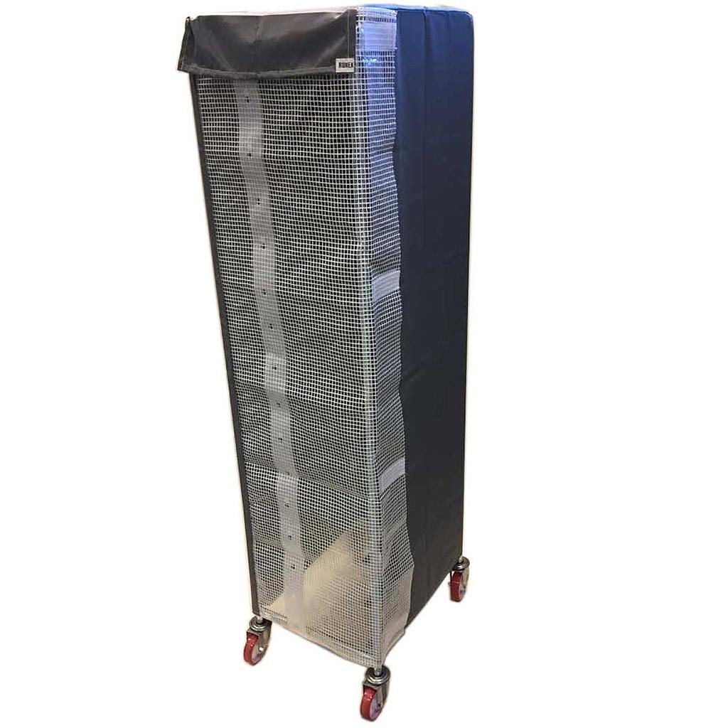 [SN-12557-PED] RACK DUST COVER 45x60 46x61 H:1650mm Transparent door