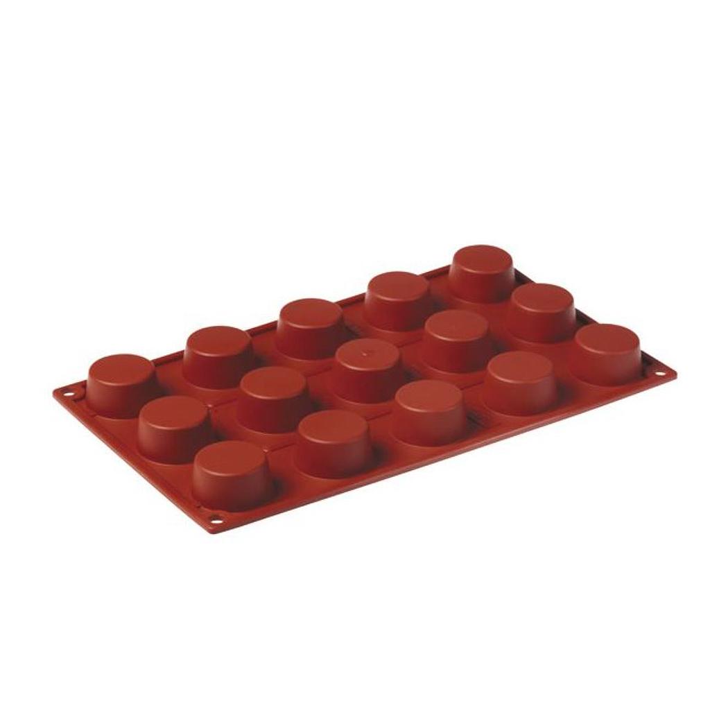 [PI-FR024] SILIKONFORM GN1/3 RUND PETIT FOUR 15st ø40mm