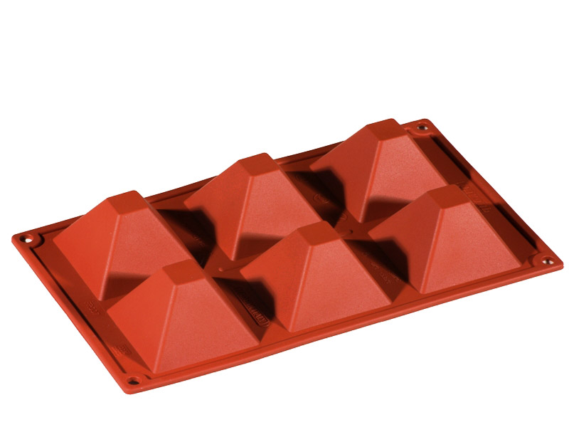 [PI-FR007] SILICONE MOULD GN1/3 PYRAMIDE 6pcs 71mm