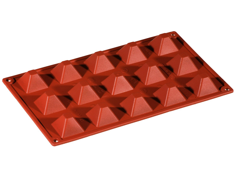 [PI-FR013] SILIKONEFORM GN1/3 PYRAMIDE 15st 36mm 