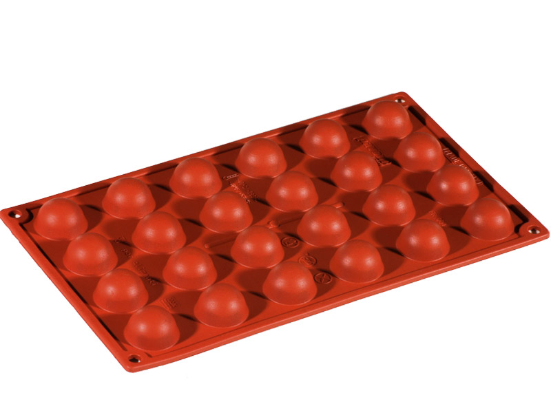 SILICONE MOULD GN1/3 HALF SPHERE 24pcs ø30mm