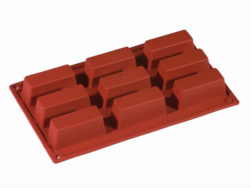 SILICONE MOULD GN1/3 RECTANGULAR 9pcs 80mm
