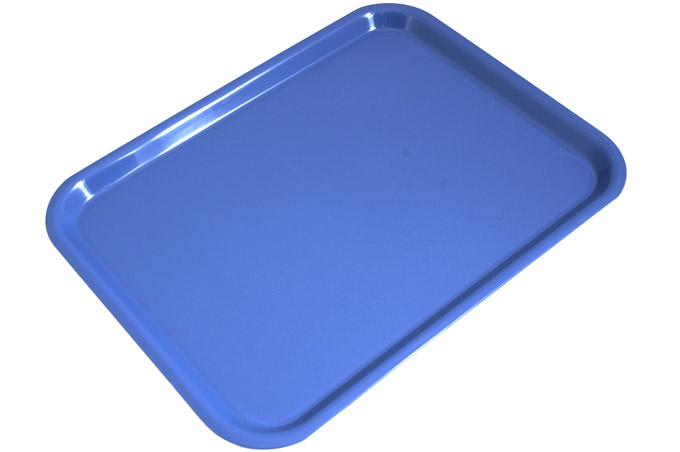 [VO-3628-07] SERVING TRAY CAFÉ 28x36 Dark BLUE **OUTLET**
