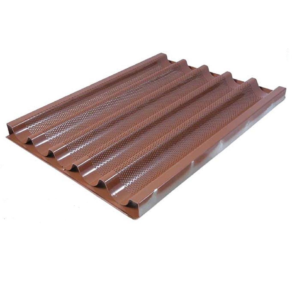 [BTRX-5141-re] FLUTED TRAY 50x70 5 BAGUETTE SPEC-type RilonElast