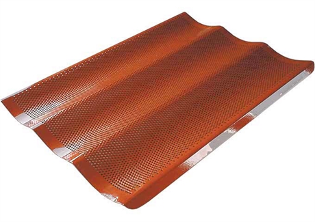 [BTRX-5082-re] FLUTED TRAY 45x60 3 LOAF RilonElast