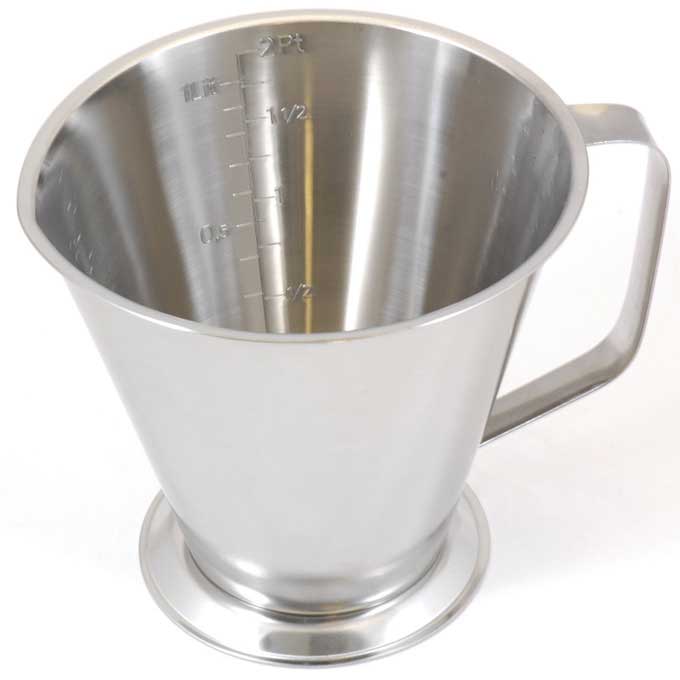[DL-512204-03] MEASURING CUP 1L With foot