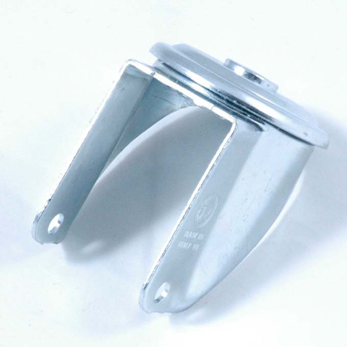 [TR-050708] CASTOR BRACKET ø100mm Centre hole Galvanized steel