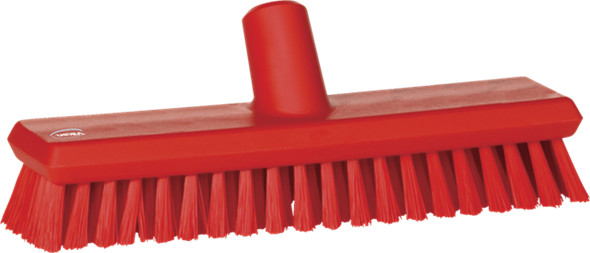FLOOR SCRUB 270mm Water connection Medium RED