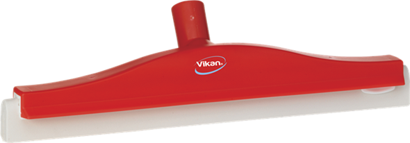 [VK-77624] GOLVSKRAPA 400mm Hygienisk Med utbyteskassett RÖD