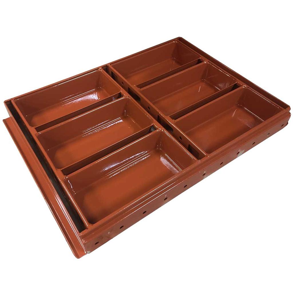 [DDRX-14756-re] FORMSÆT 50x70 6x2,2L DD-type 280mm RilonElast 