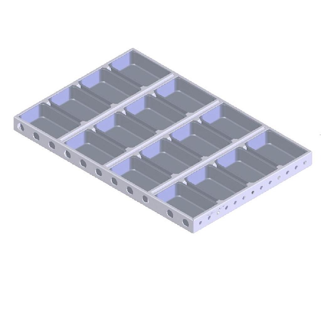 FORMSETT 40x60 16x0,3L DD-type 130mm FOCACCIA MINI