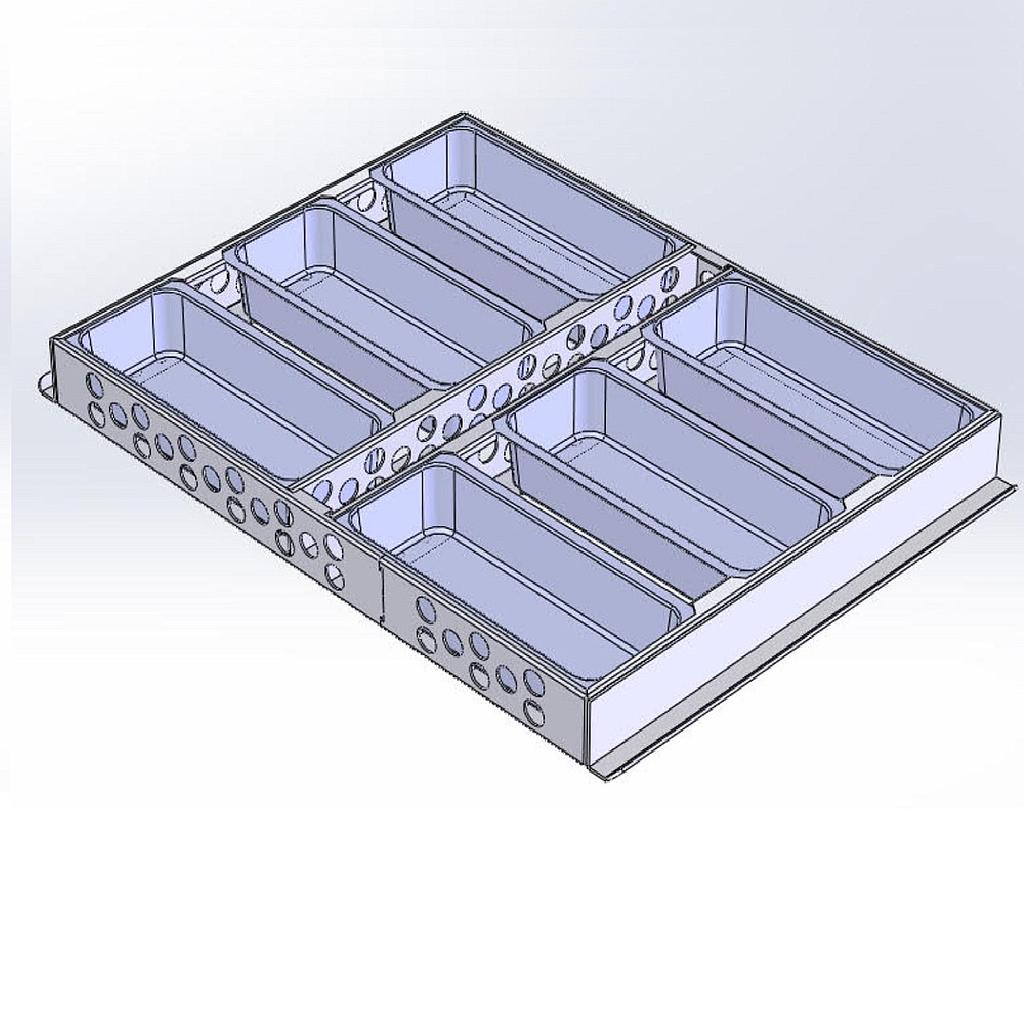 [DDRX-14794-re] FORMSÆT 50x70 6x1,7L DD-type 283mm RilonElast