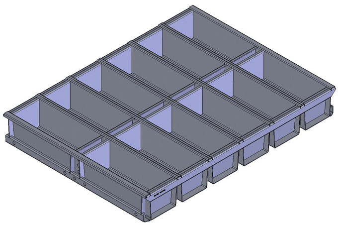FORMSET 46x61 12x1,2L SL-typ 200mm RilonElast