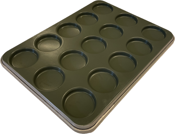 HAMBURGERPLADE 45x60 ø102mm Durashield®