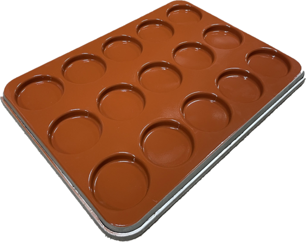 HAMBURGERPLATE 45x60 ø102mm RilonElast