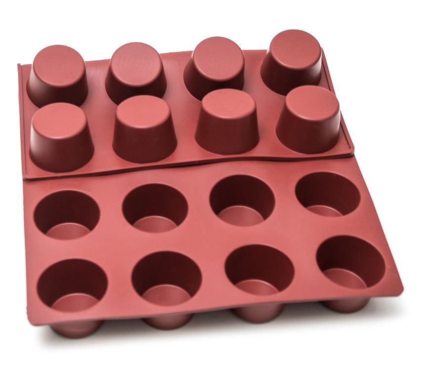 SILIKONMATTA 40x60 MUFFIN 24st ø73mm  