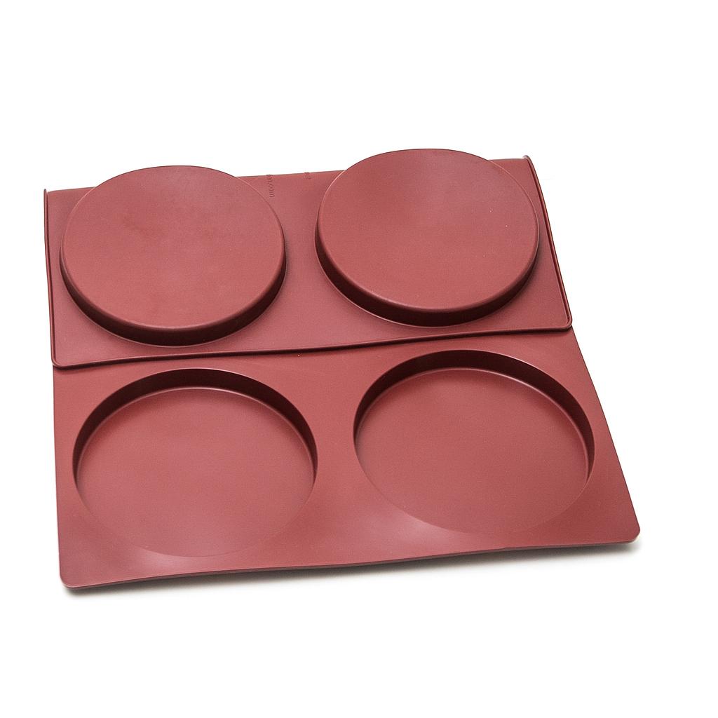 [MA-010474] SILIKONMATTA 40x60 RUND 6st ø160mm  