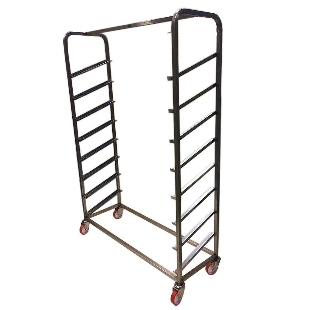 [SRRX-BRW8-120] BREAD TROLLEY 120x40 8-rung Tilted rungs