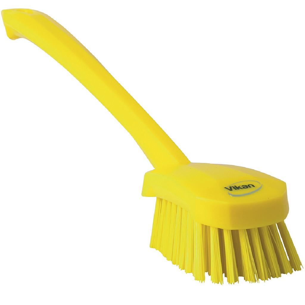 DISH BRUSH 410mm Medium YELLOW