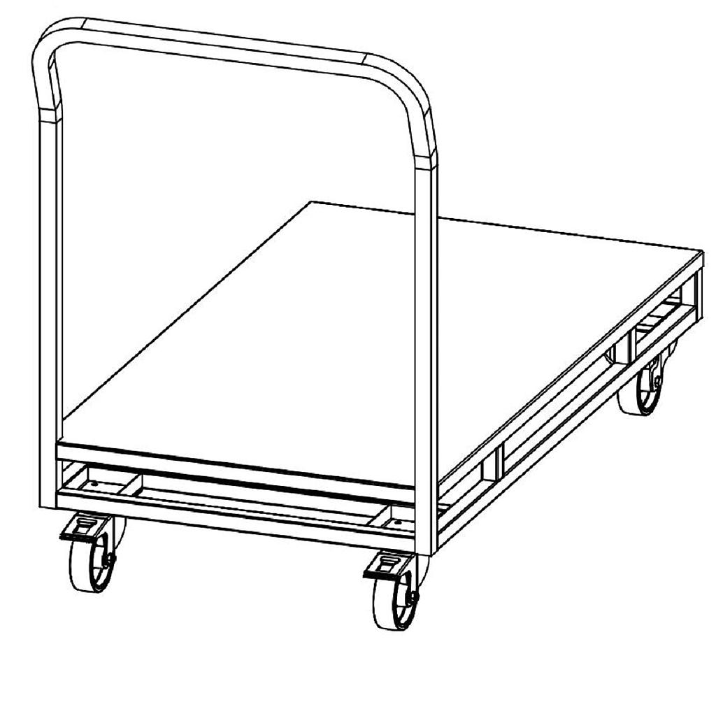 FLAT BED TROLLEY 110x60 