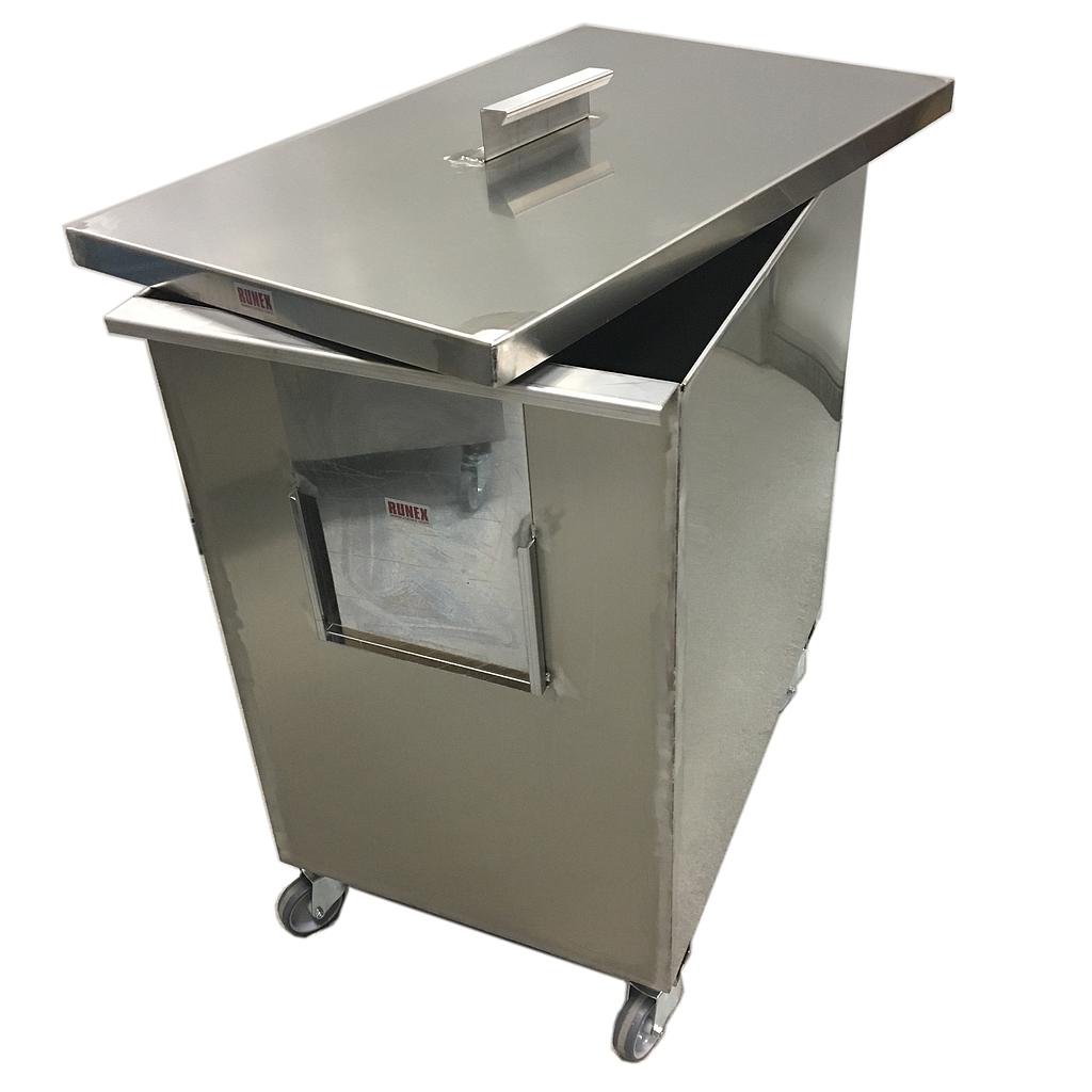 BIN 175L WITH LID MOBILE