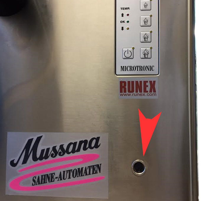 CONNECTION DIODE SOCKET to Mussana CREAM WHIPPING MACHINES