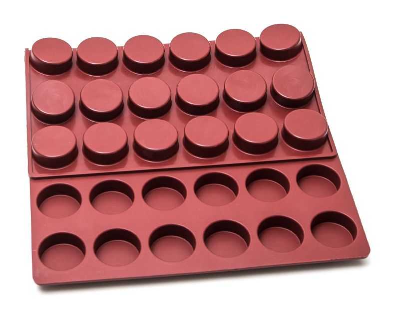 SILIKONMATTE 40x60 SYLINDER 48stk ø50mm 