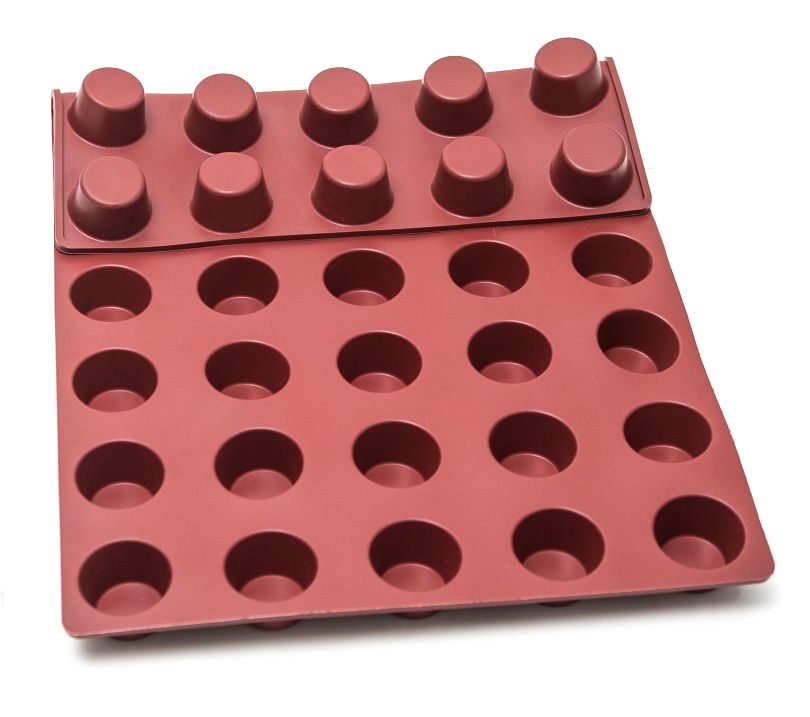 SILIKONMATTA 40x60 MUFFIN 40st ø49mm  