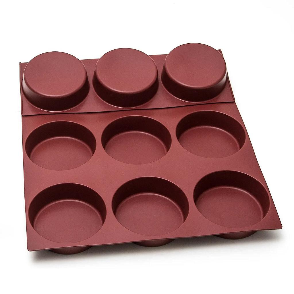 [MA-004480] SILIKONMATTE 40x60 RUND 12stk ø120mm 