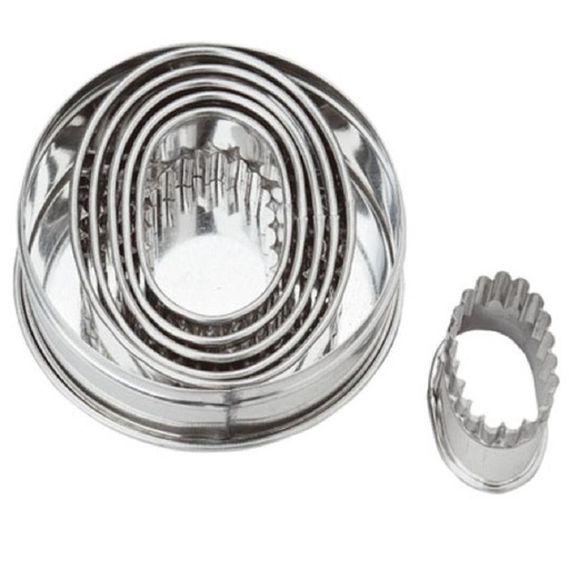 [SR-199507] UTSTICKARE OVAL KRUSIG 12-set