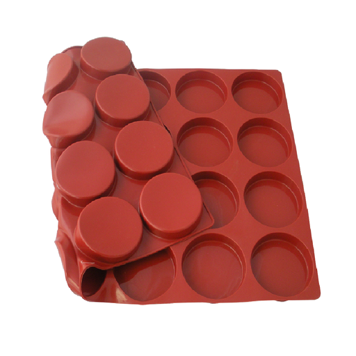 [MA-003045] SILIKONMATTA 40x60 RUND 24st ø90mm  