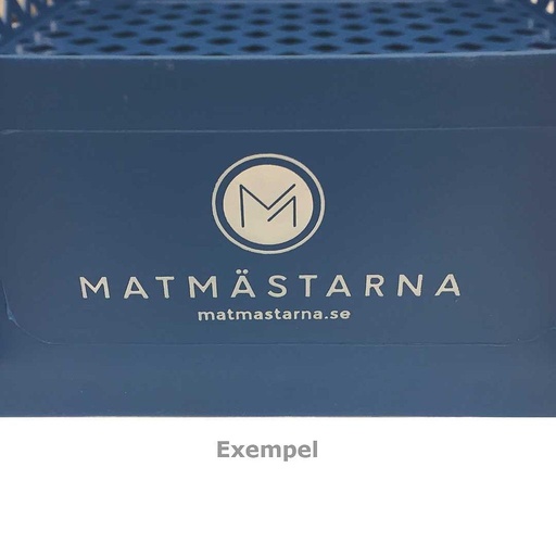 [OTRX-MARC2-V] VARMPRÄGLING BRÖDBACK 2 sidor VIT (minsta antal 50st)