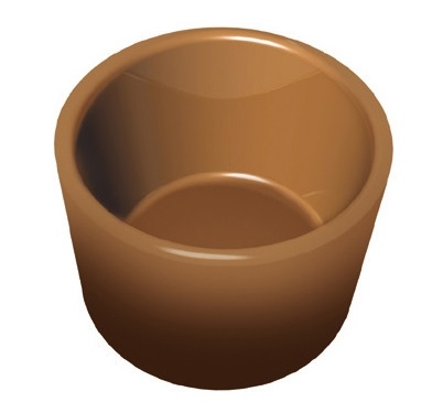 [PI-PIASTRA-15] STEKPLATTA Pavoni Cookmatic RUND 25st ø35x25mm