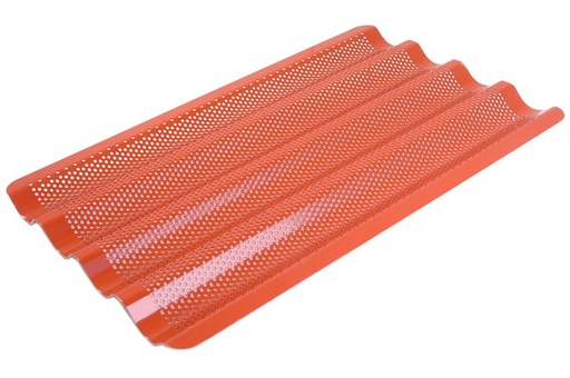 [BTRX-5076-re] FLUTED TRAY GN1/1 4 BAGUETTE RilonElast