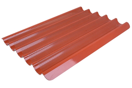 [BTRX-5005-re] FLUTED TRAY 45x60 5 BAGUETTE RilonElast